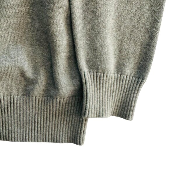 Duluth Trading Men's Size M Strongarm Striped Crew Neck Gray Sweater NEW - Picture 6 of 6